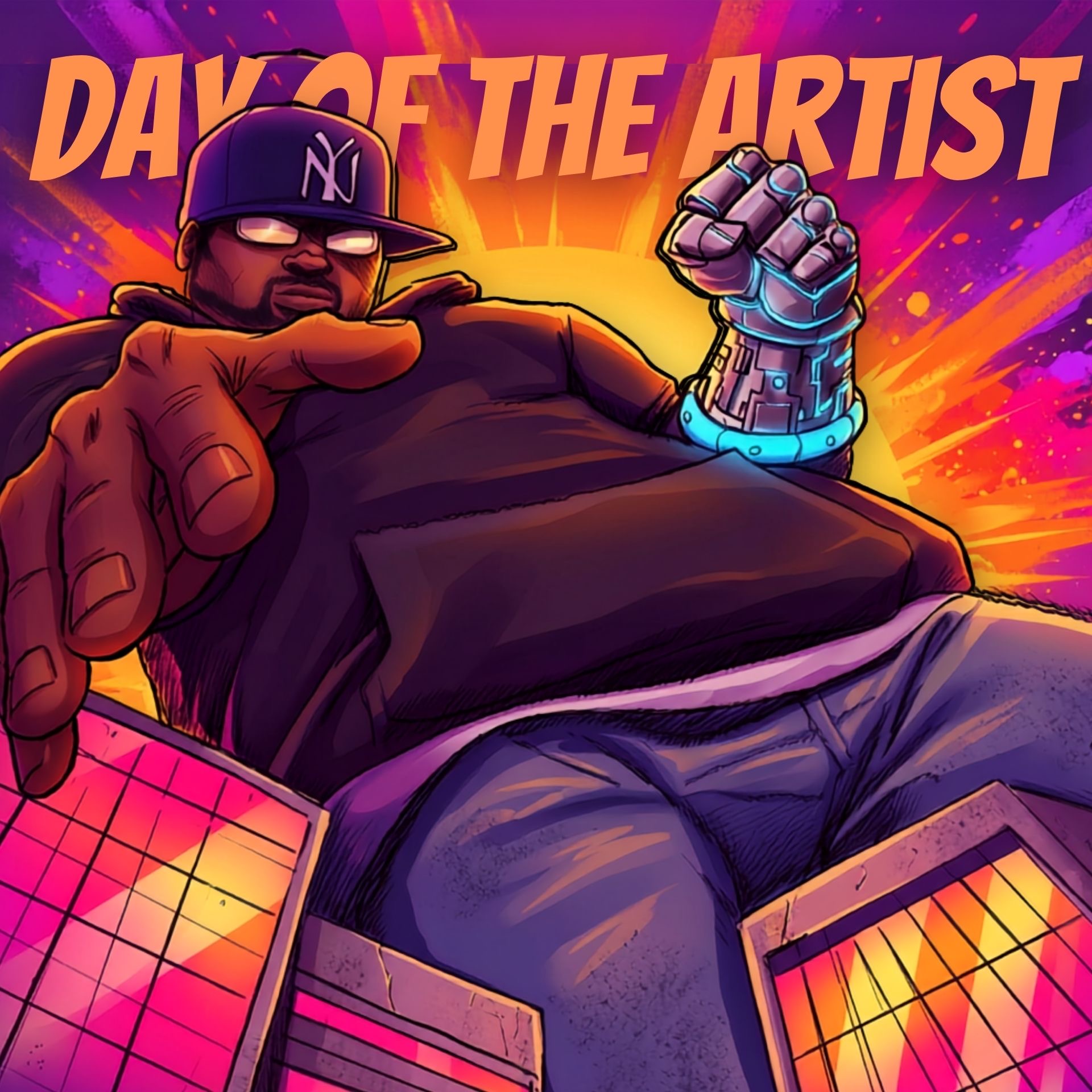 Day of the Artist album cover by Unc Bottles